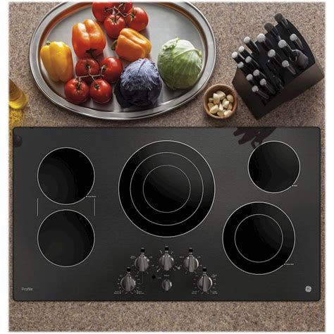 electric cooktop 36 open box|GE .